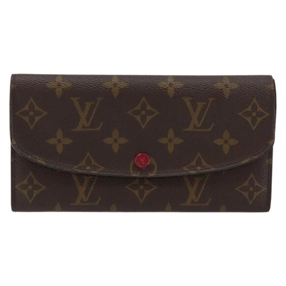 Authentic LOUIS VUITTON Monogram Portefeuille Emilie Wallet bst264-120225 - Picture 1 of 16